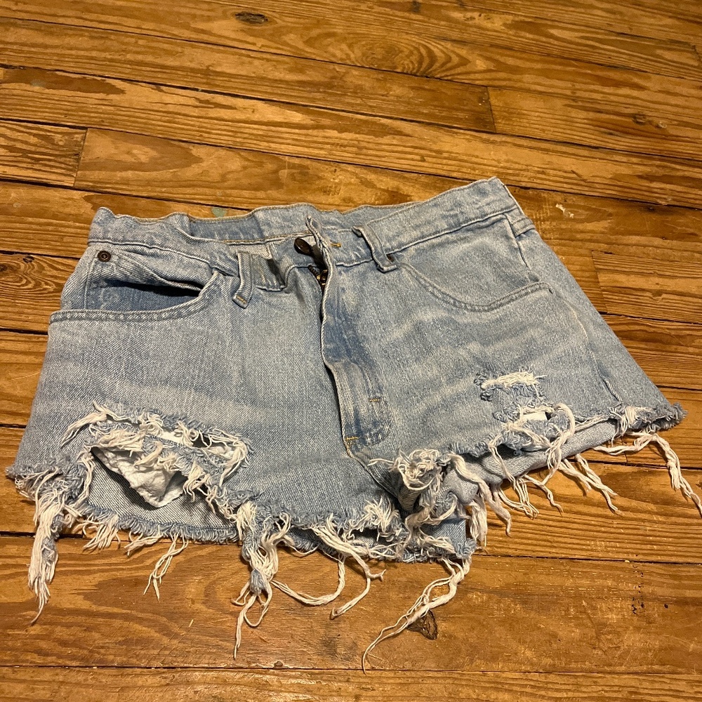 Wrangler Five Star Premium Denim Regular Fit Jean Shorts up cycled (2)